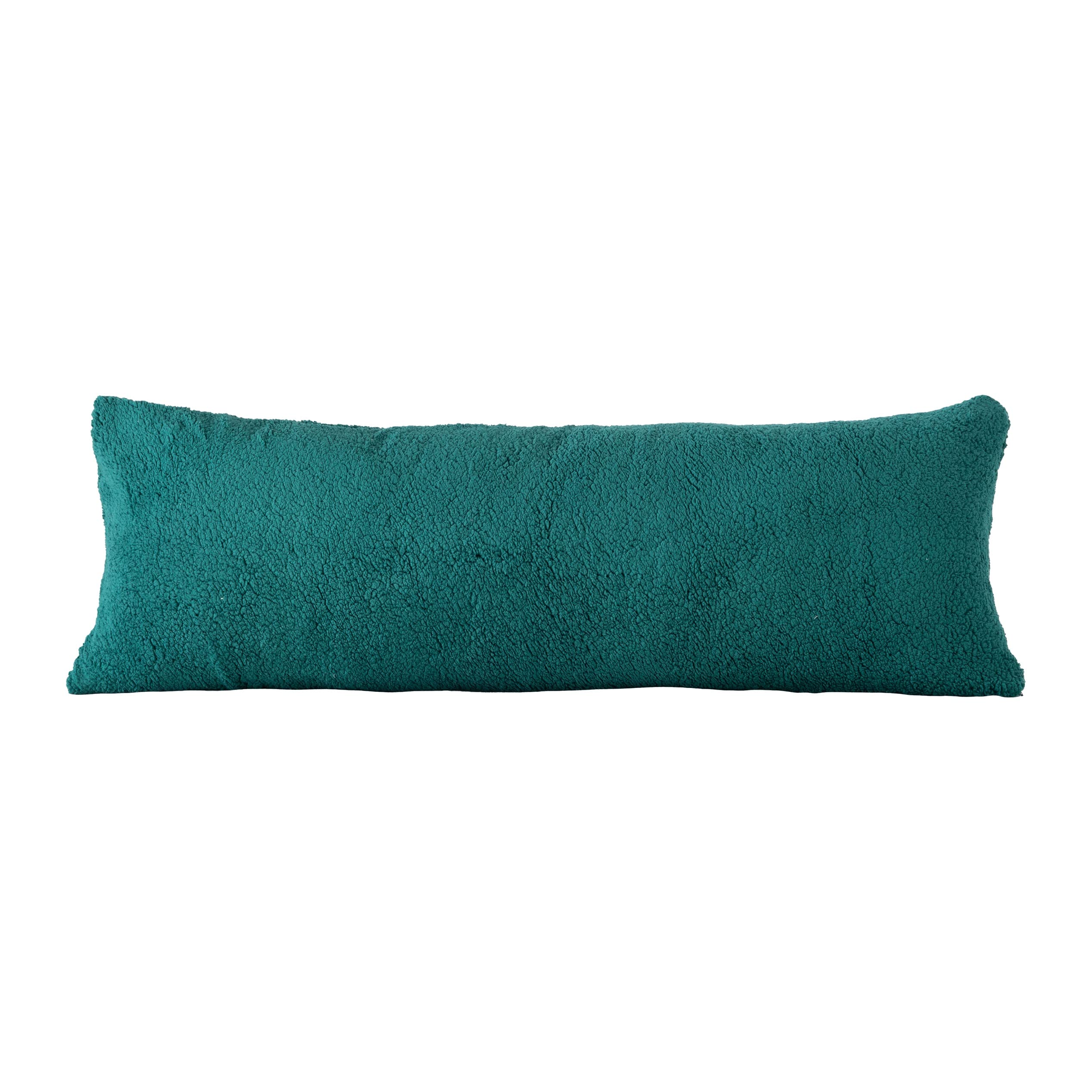 Reafort Ultra Soft Sherpa Body Pillow Cover/Case With Zipper Closure 21'X54' (Evergreen, 21'X54' Body Pillow Cover)