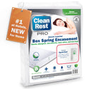 CleanRest PRO Box Spring Encasement - Ultimate Defense Against Allergens, Dust Mites, and More - Water Resistant, MicronOne Alle