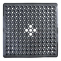 SlipX Solutions Essential Square Shower Mat, 21x21, Grippy Textured Surface, 25% Stronger Suction Cups, NonSlip Shower Floor 