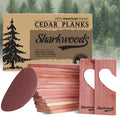 Cedar Blocks for Clothes Storage, 16 Pack Cedar Planks Hangers for Closets