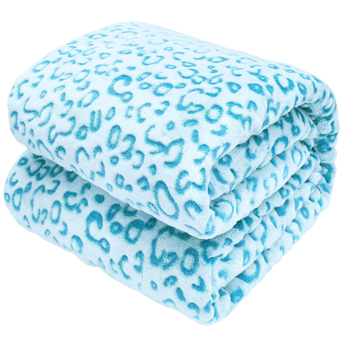 Fleece Blanket Light Sky Teal Blue Throw Blanket Soft Cozy Fuzzy Toddler Blankets Turquoise Cyan Sea Blue Gifts Decor Stuff For