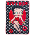 Silver Buffalo Betty Boop Classic 45 x 60 Fleece Throw, Soft and Cozy Blanket, 180 GSM