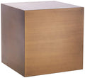 Pangea Home Z St Large Spencer Side Table, Small, Brushed Brass
