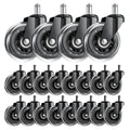 ASHGOOB Office Chair Wheels, Set of 20 Caster Wheels Office Accessories, 3 Inch Heavy Duty Casters for Chairs to Replace Office 