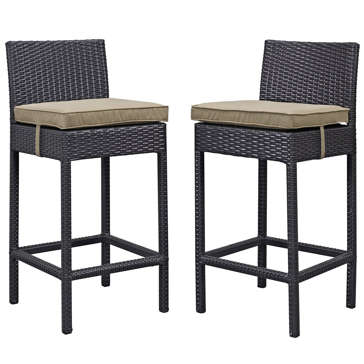 Furniture Xo Peyton Bar Stool Outdoor Patio Set Of 2 Wl-00274-Mw