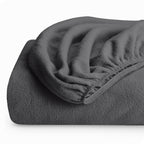 Bare Home Super Soft Fleece Fitted Sheet - Queen Size (2 Pack) - Extra Plush Polar Fleece, No-Pilling - Deep Pocket - All Season