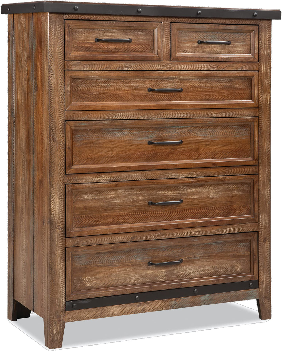 Intercon Taos Standard Chest with 6 Drawers, Canyon Brown Dresser