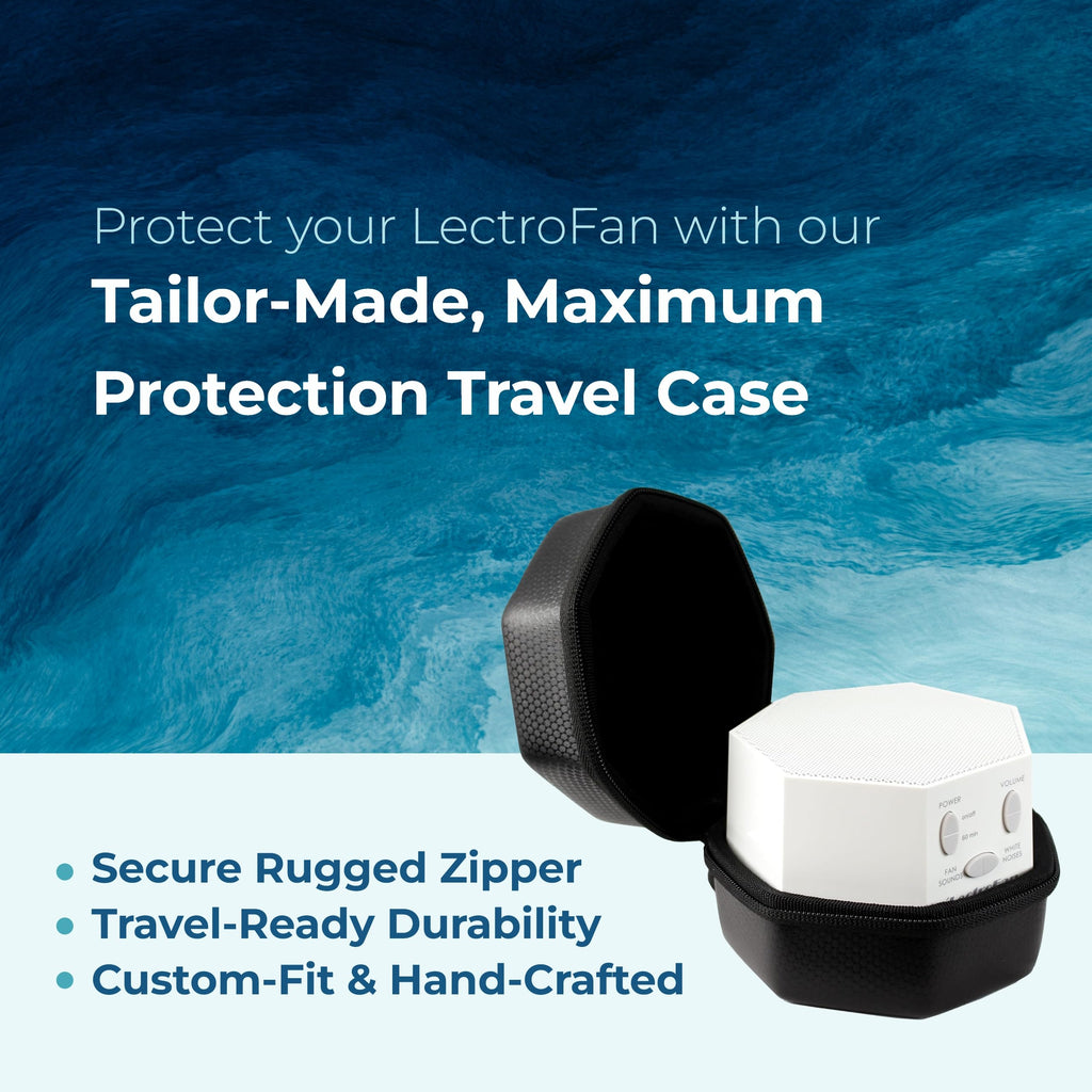 Adaptive Sound Technologies Lectrofan Travel Case - Travel Case For Lectrofan Sleep Sound Machine - Protective Case For Lectrofa