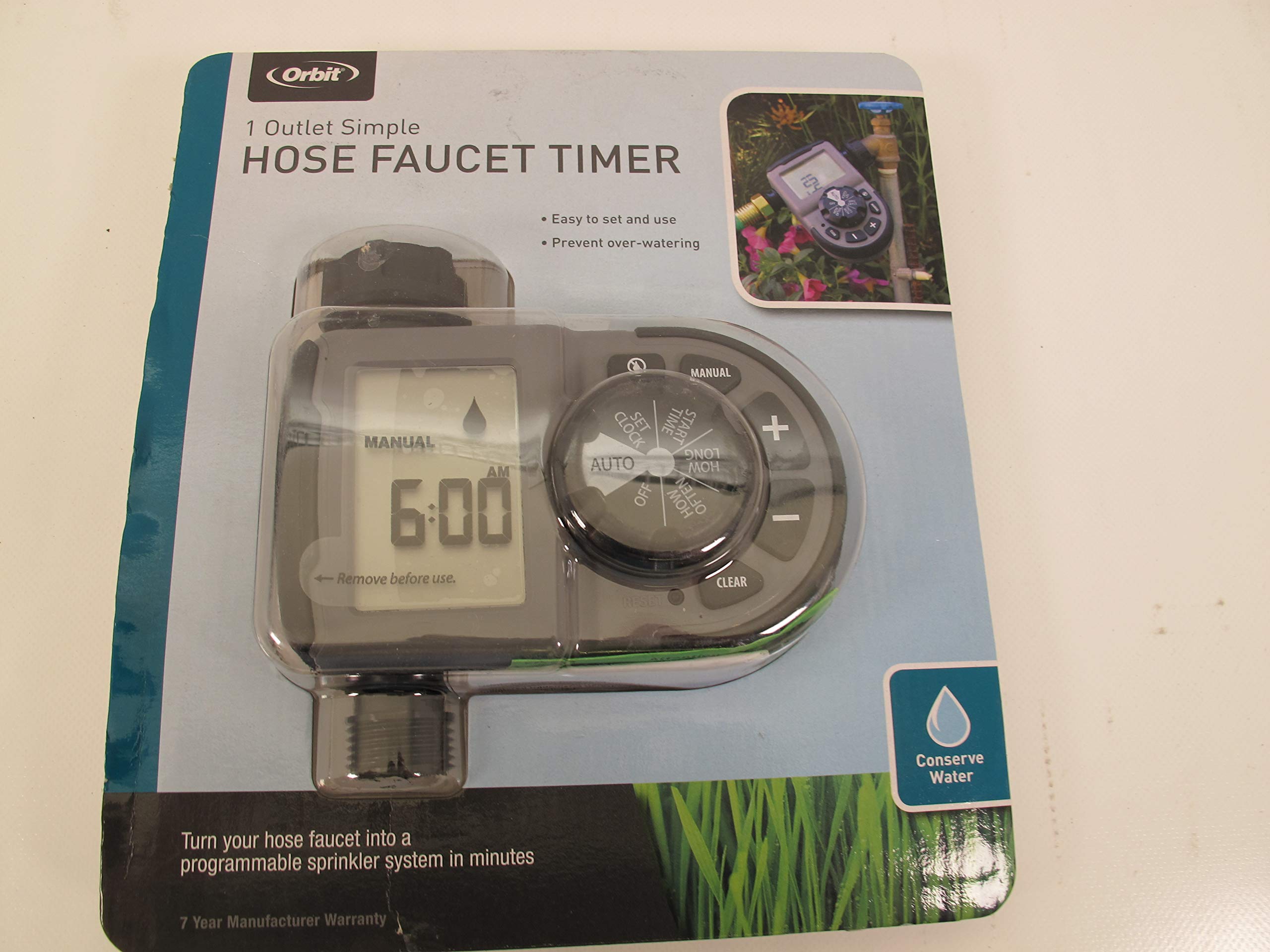 Orbit 1-Outlet Hose Faucet Timer