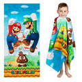 Franco Super Mario Official Nintendo Kids Super Soft Cotton Bath/Pool/Beach Towel, 58 in x 28 in