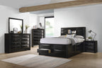 Coaster Home Furnishings Briana Eastern King Platform Storage Bed Black