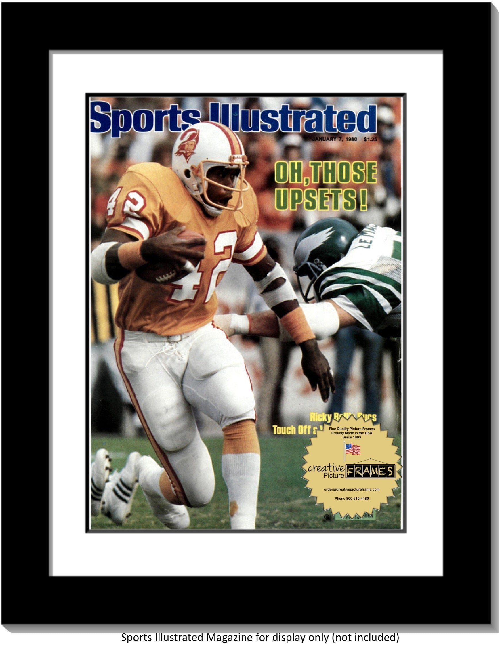 Creative Picture Frames 8 x 10.75 Sports Illustrated Magazine Display Frame, Suitable for 1981-1990 Collectors Edition Sports M