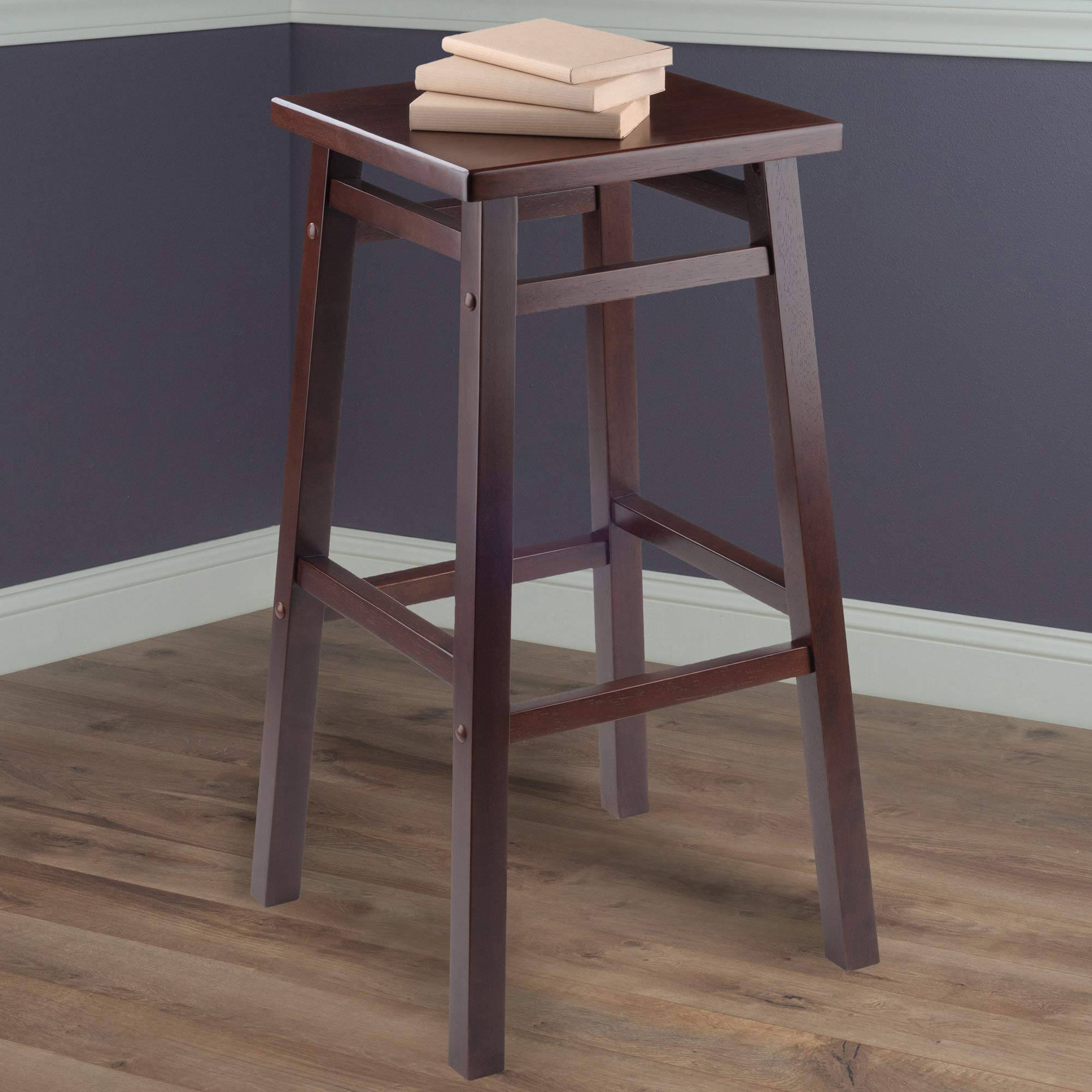 Winsome Carter 29&quot; Walnut Finish Bar Stool