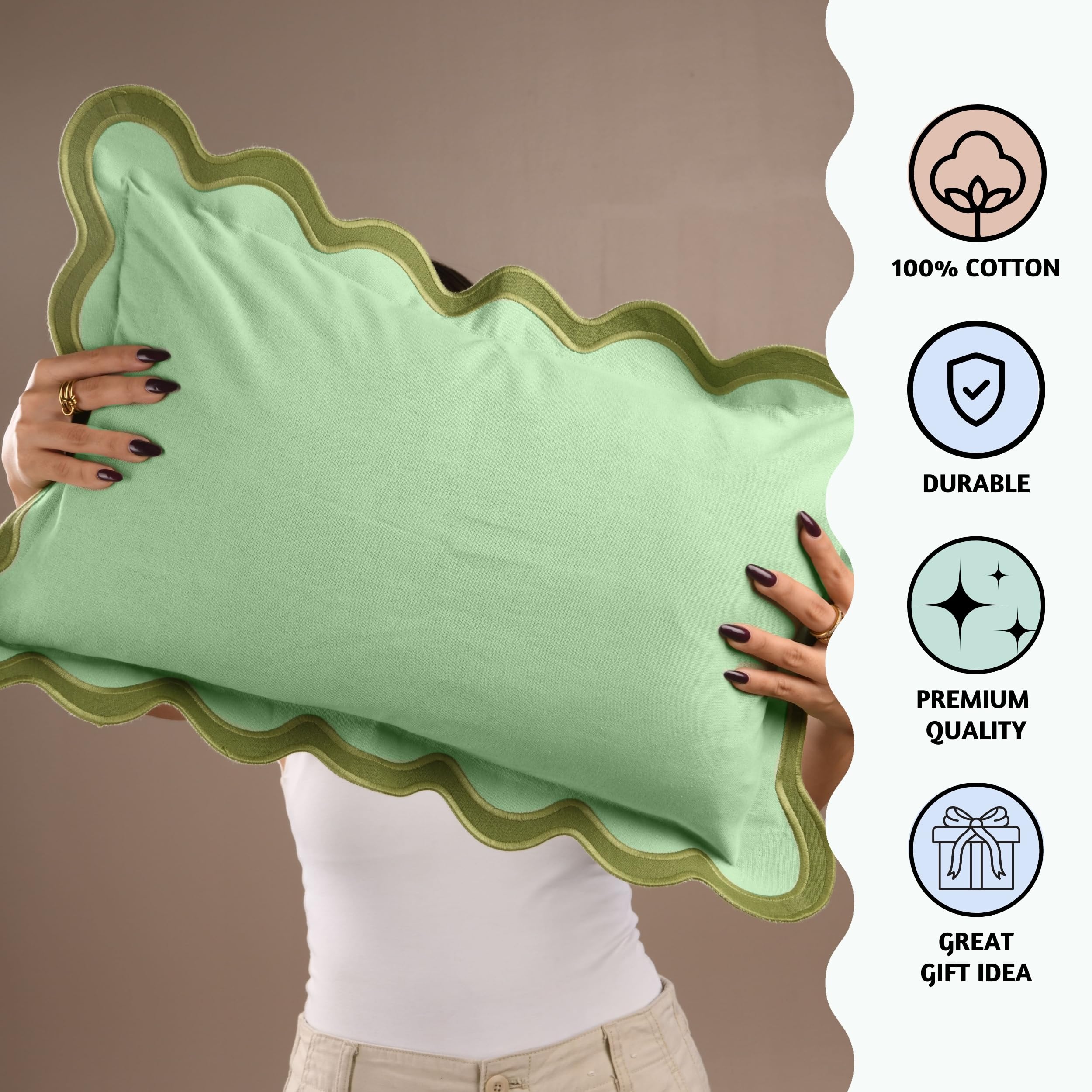 Folkulture Christmas Pillow Covers 12X20, Lumbar Pillow Decorative, Couch Pillows For Living Room, Set Of 2 Cute Outdoor Pillows