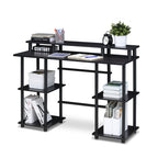 FURINNO Turn-N-Tube computer Desk, Espresso