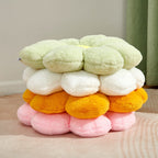 Ailive 21.65In Cute White Flower Throw Pillow Floor Cushion Pillow As Room Decor Desk Chair Cushion Decorative Bed Throw Pillows