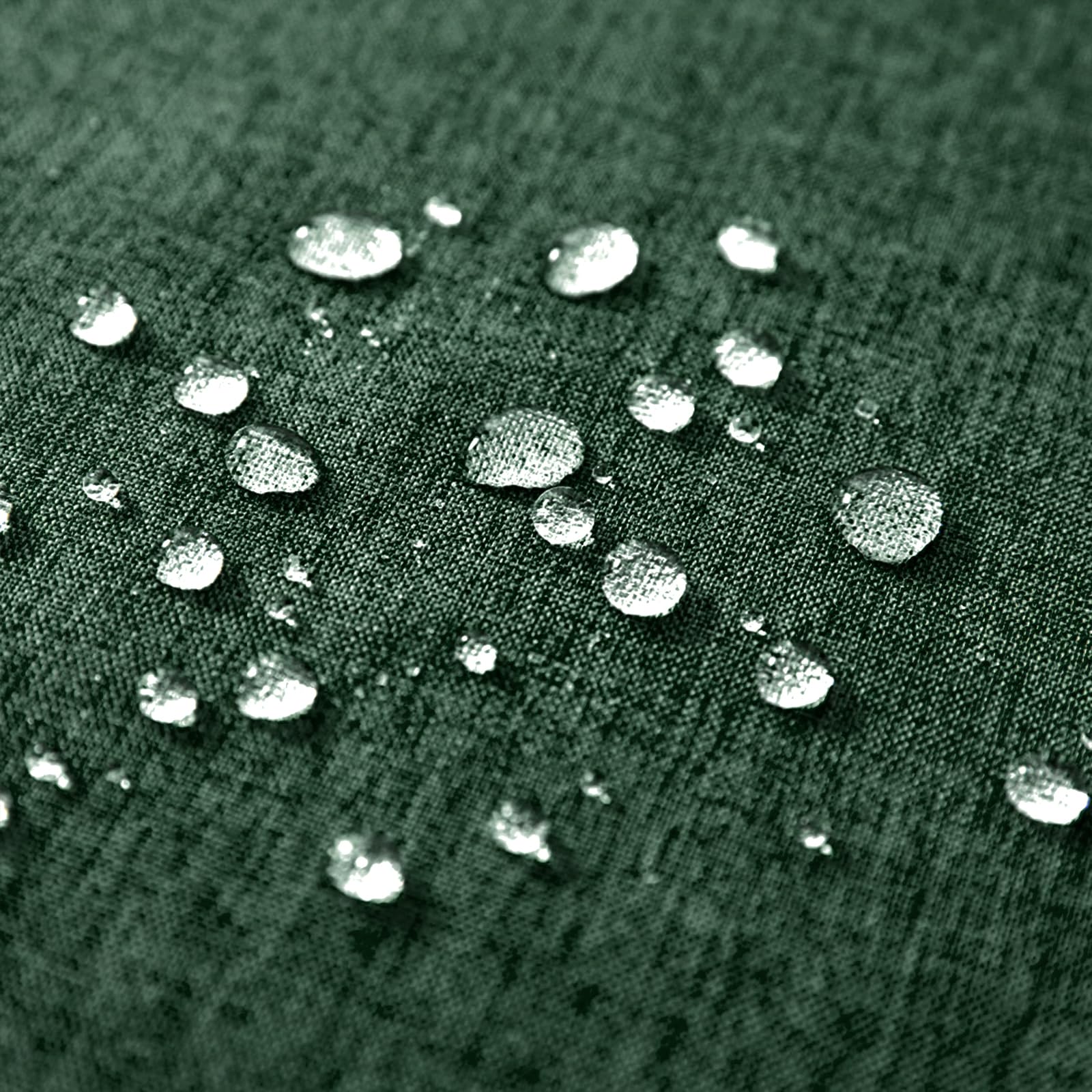 Miulee Pack Of 2 Decorative Outdoor Solid Waterproof Throw Pillow Covers Polyester Linen Garden Farmhouse Cushion Cases For Patio Tent Balcony Couch Sofa 16X16 Inch Emerald Green