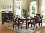 ACME Keenan Arm Chair, Walnut Finish, Set of 2