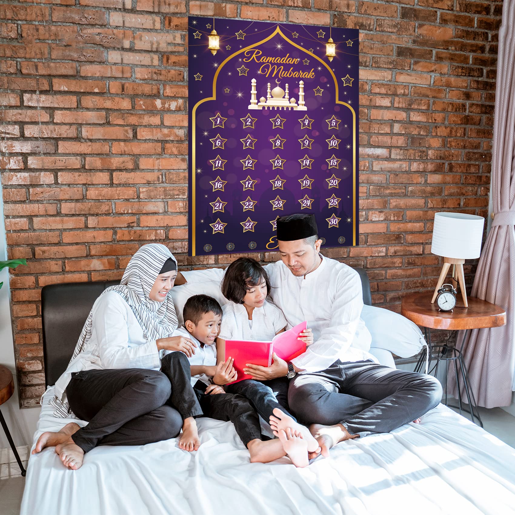 Ramadan Calendar 2024 Ramadan Decorations For Home Eid Activities For Kids Reusable Ramadan Decor Eid Mubarak Poster Ramadan Adv