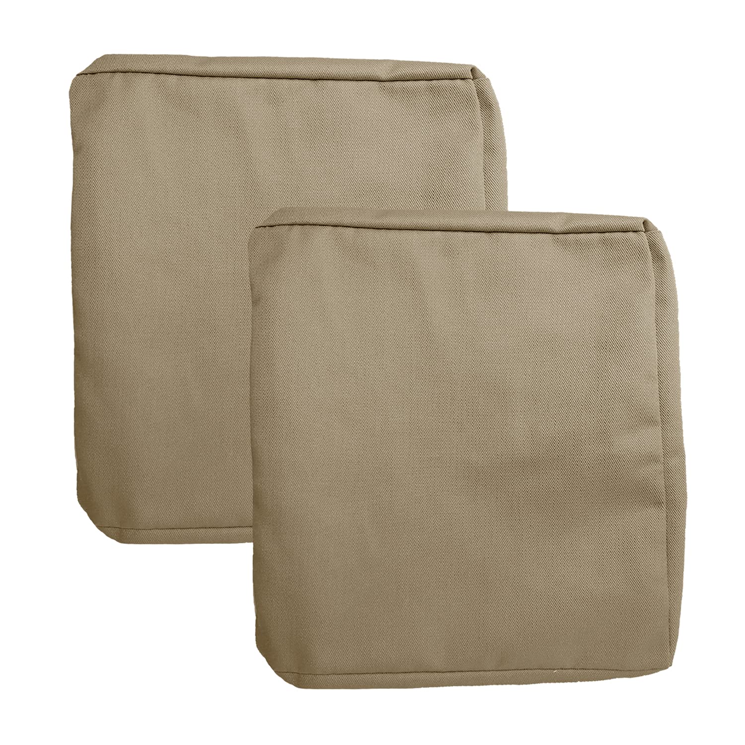 Flymei Patio Cushion Covers, Outdoor Cushion Covers Replacement, Water Resistant Chair Seat Covers Only, Cushion Slipcovers For