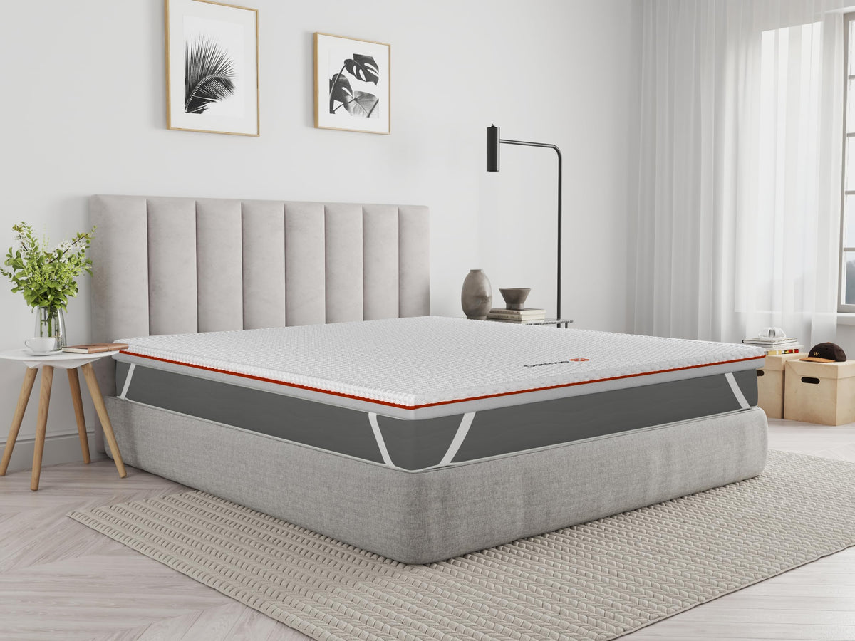 Dormeo Full Size Mattress Topper - Relieving Octaspring Technology Mattress Topper - Full Size Foam Mattress Topper, Cooling Mat