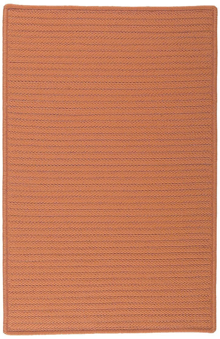 Colonial Mills Simply Home Solid H073 Rust Orange 2X10 - Area Rug