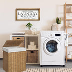 Macvad Laundry Signs For Home Decor Loads Of Fun Laundry Room Wooden Sign