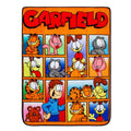 Garfield And Friends Fleece Throw Blanket | Soft Polyester Cover For Sofa, Bed | 45 X 60 Inches