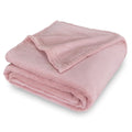 Sochow Flannel Fleece Throw Blanket, 340 Gsm All Season Super Soft Cozy Blanket For Bed, Sofa Or Couch, Dusty Pink, 50X70 Inches