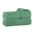 Tee Projekt 100% Cotton, Ultra Soft, Quick Dry Bath Towels (70 x 140 cm) (550 GSM, Pack of 2) Nature Green