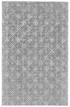HomeRoots 511601 8 x 11 ft. Gray & Silver Wool Abstract Hand Tufted Handmade Rectangle Area Rug