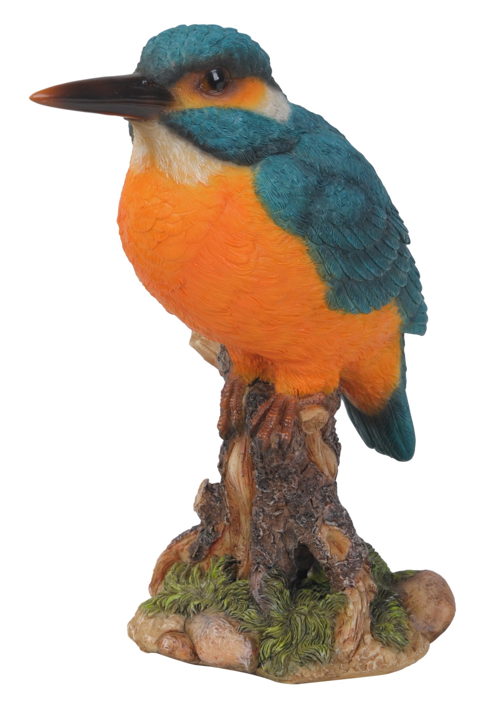 Hi-Line Gift Ltd Kingfisher On Stump