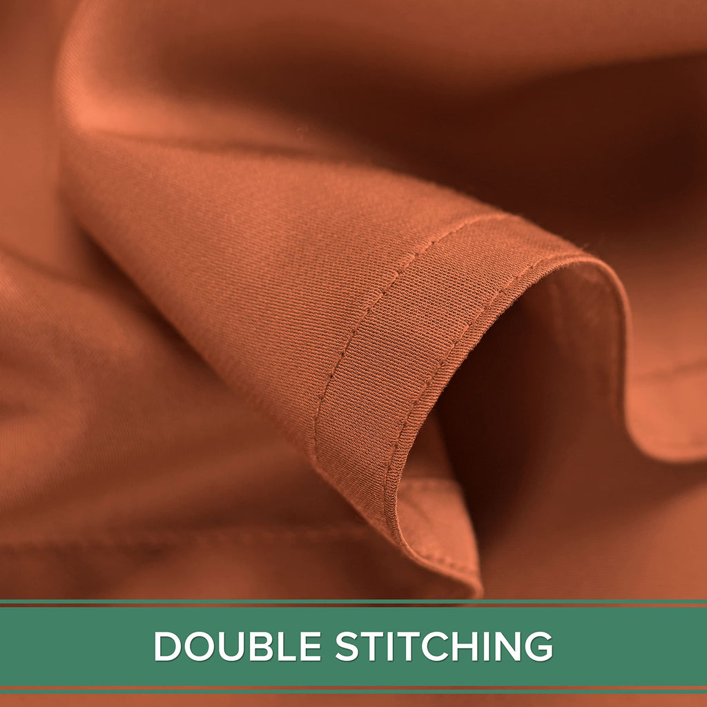 Queen Pillowcases By Pure Bamboo - Genuine 100% Organic Viscose Derived From Bamboo, Luxuriously Soft & Cooling, Double Stitchin