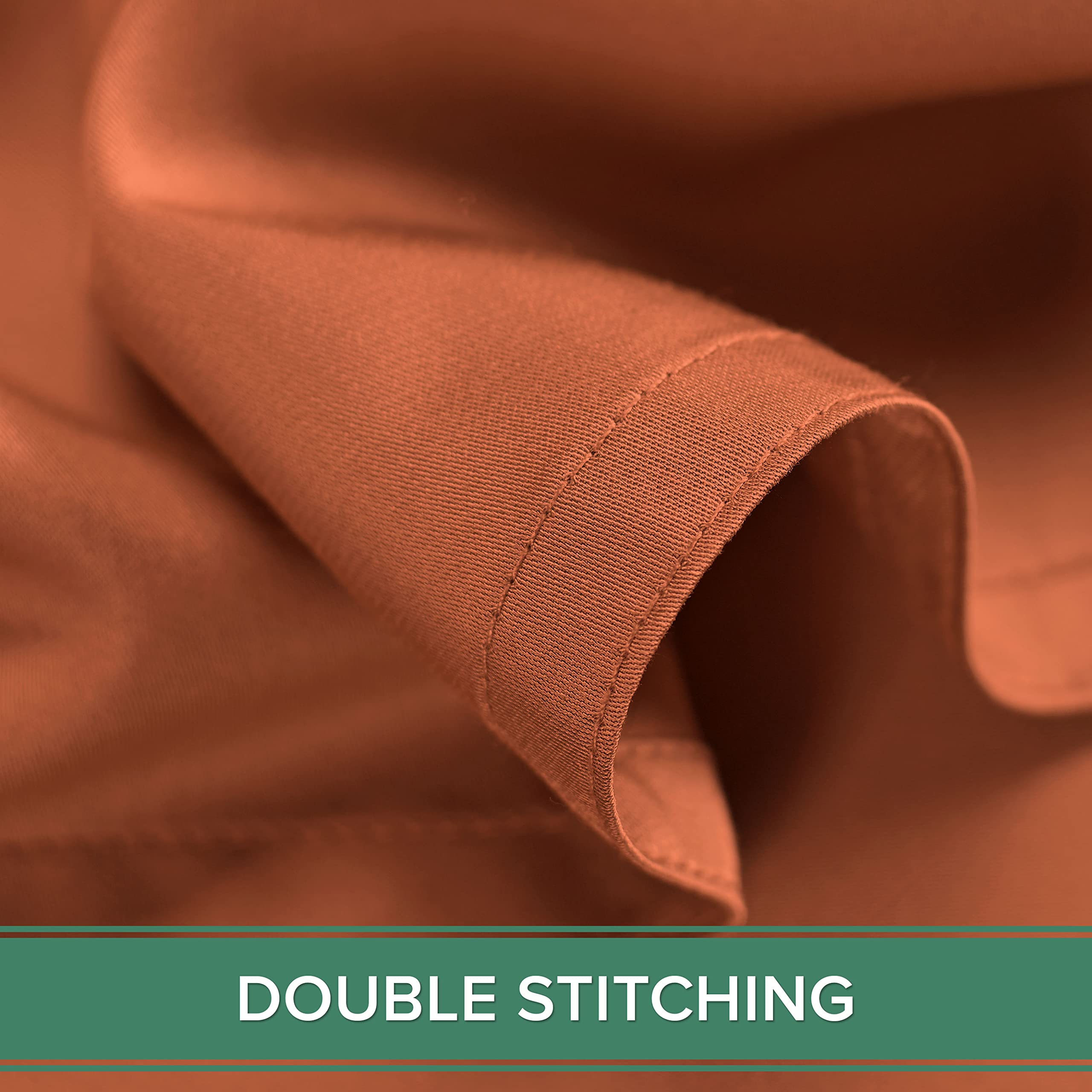 Queen Pillowcases By Pure Bamboo - Genuine 100% Organic Viscose Derived From Bamboo, Luxuriously Soft & Cooling, Double Stitchin