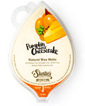 Shorties Candle Company Pumpkin Walnut Cheesecake Natural Soy Wax Melts - 1 Highly Scented 3 Oz. Bar - Made with 100% Soy and E