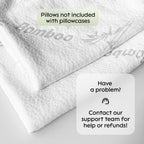 Pillow Protectors With Zipper Standard Size 20X26 Pair Zippered Pillow Case, Cooling, Guaranteed Noiseless Pad, Ultra Plush Abso