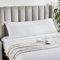 VHC Brands Waffle Weave White Body Pillow Cover 20x54, Decorative Throw Pillow Cover/Sham, Boho Farmhouse Bedroom Decor