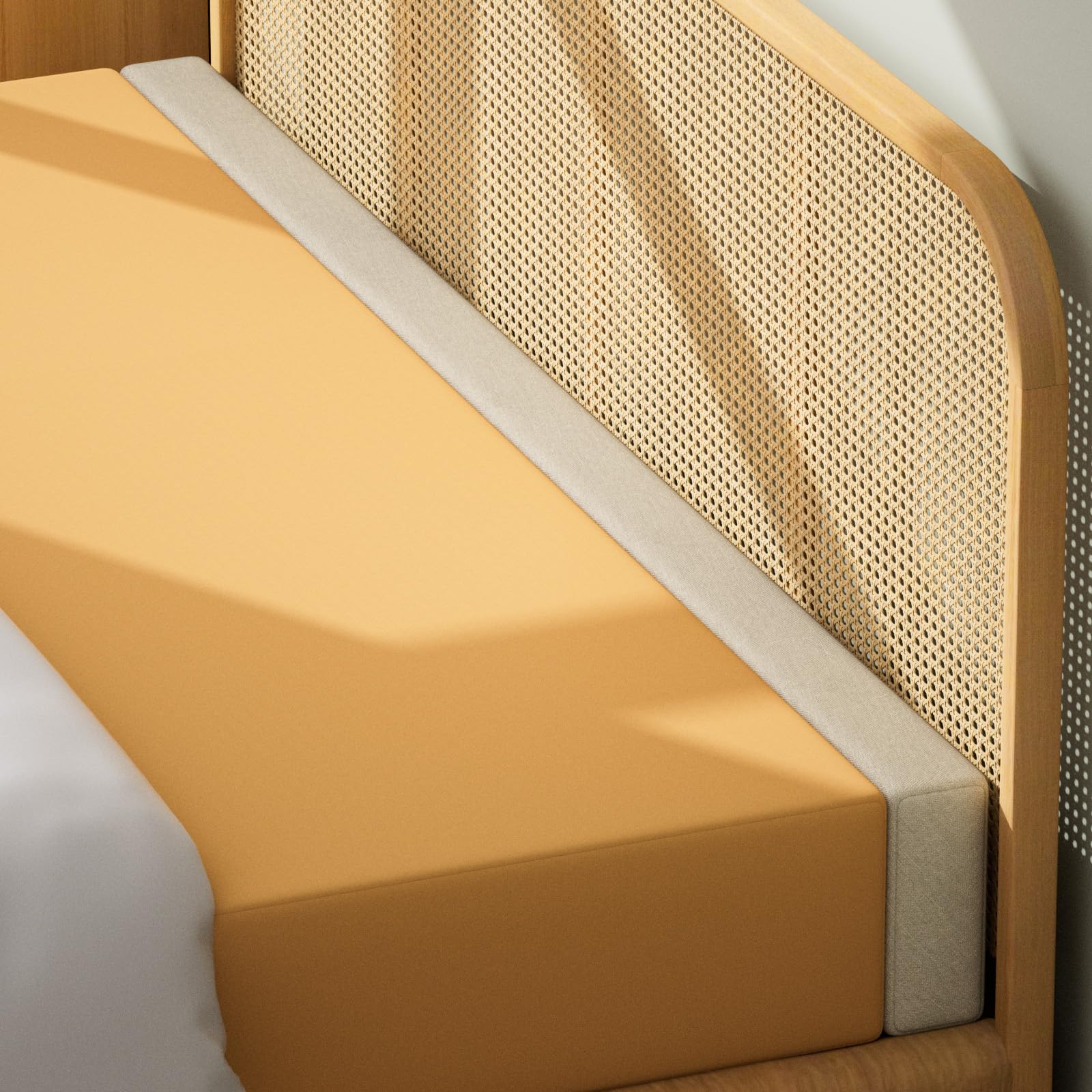 Deepshark Bed Gap Filler,Mattress Extender,Headboard Pillow Between Headboard And Mattress Or Wall,High-Density Foam With Remova