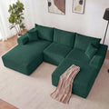Weture 108    Modular Sectional Couches, Modern Modular U-Shape Sofa with Chaise, Cloud Sectional Couch with Deep Seat, Upholste