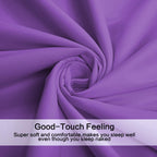 4 Piece Bed Sheet Set (Queen,Violet) 1 Flat Sheet,1 Fitted Sheet And 2 Pillow Cases,Brushed Microfiber Luxury Bedding With Deep Pockets