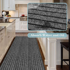 Runner Rug 3Ft X 51Ft, Ayoha 2'-82' Utility Carpet Runner For Entryway Hallway Aisles Balcony Garages, Area Rugs With Non-Slip R