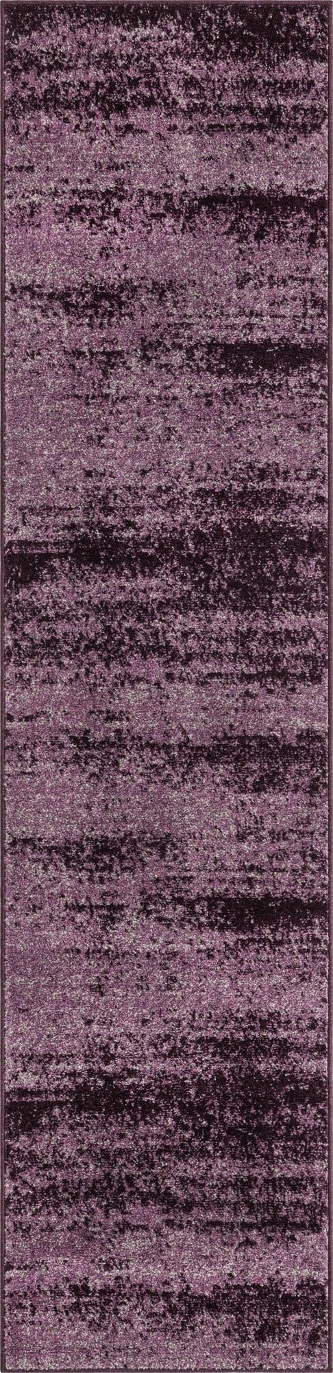 Unique Loom Del Mar Collection Area Rug - Lucille (2'X 8' Runner, Violet)