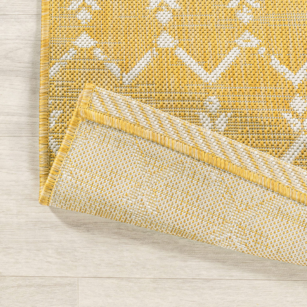 Jonathan Y Smb108G-210 Ourika Moroccan Geometric Textured Weave Indoor Outdoor -Area Rug, Bohemian, Rustic, Scandinavian Easy-Cl