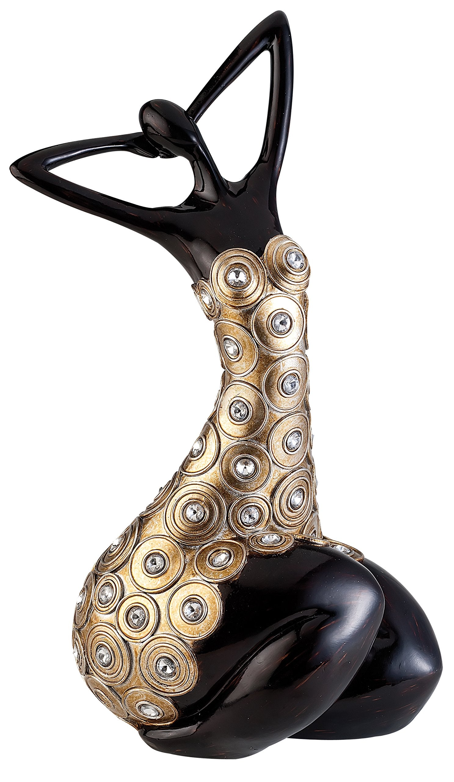 Ok Lighting Gold Stars Max Decorative Piece, 14.0"