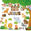 Zonon 41 Pcs Jungle Animals Bulletin Board Decorations Back To School Classroom Wild Animal Cutouts Safari Jungle Animal Cutouts