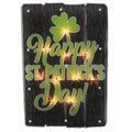 17 Lighted Happy St.Patricks Day Window Silhouette Decoration