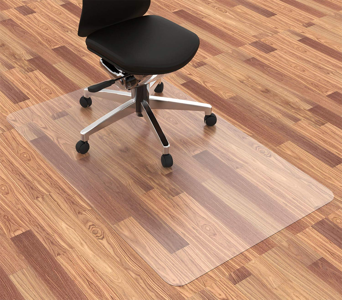 Homek Office Chair Mat For Hardwood Floor, 48    X 30    Clear Desk Chair Mat For Hard Floor, Easy Glide For Chairs