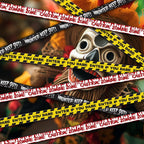 Babigo Halloween Zombie Caution Tape & Zombie Posters Pack, Fright Tape Bundle For Zombie Party Or Halloween Party