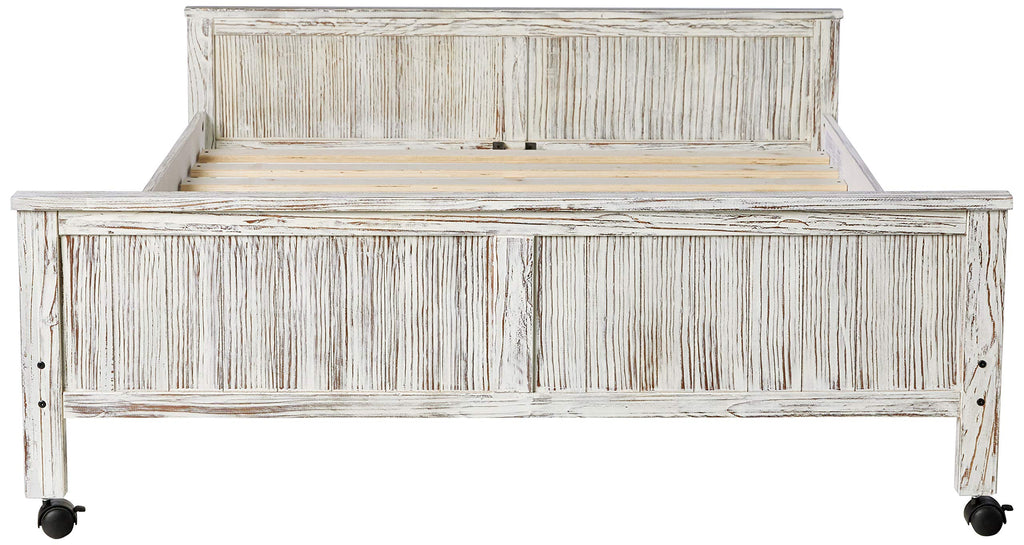 Donco Kids Clubhouse Full Low Caster Bed In Driftwood Finish