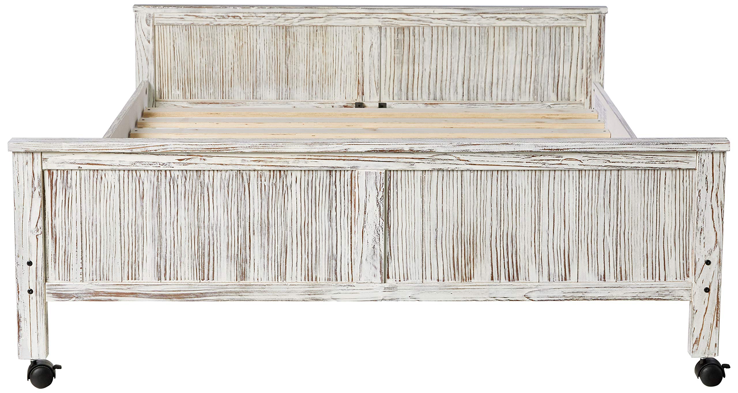 Donco Kids Clubhouse Full Low Caster Bed In Driftwood Finish